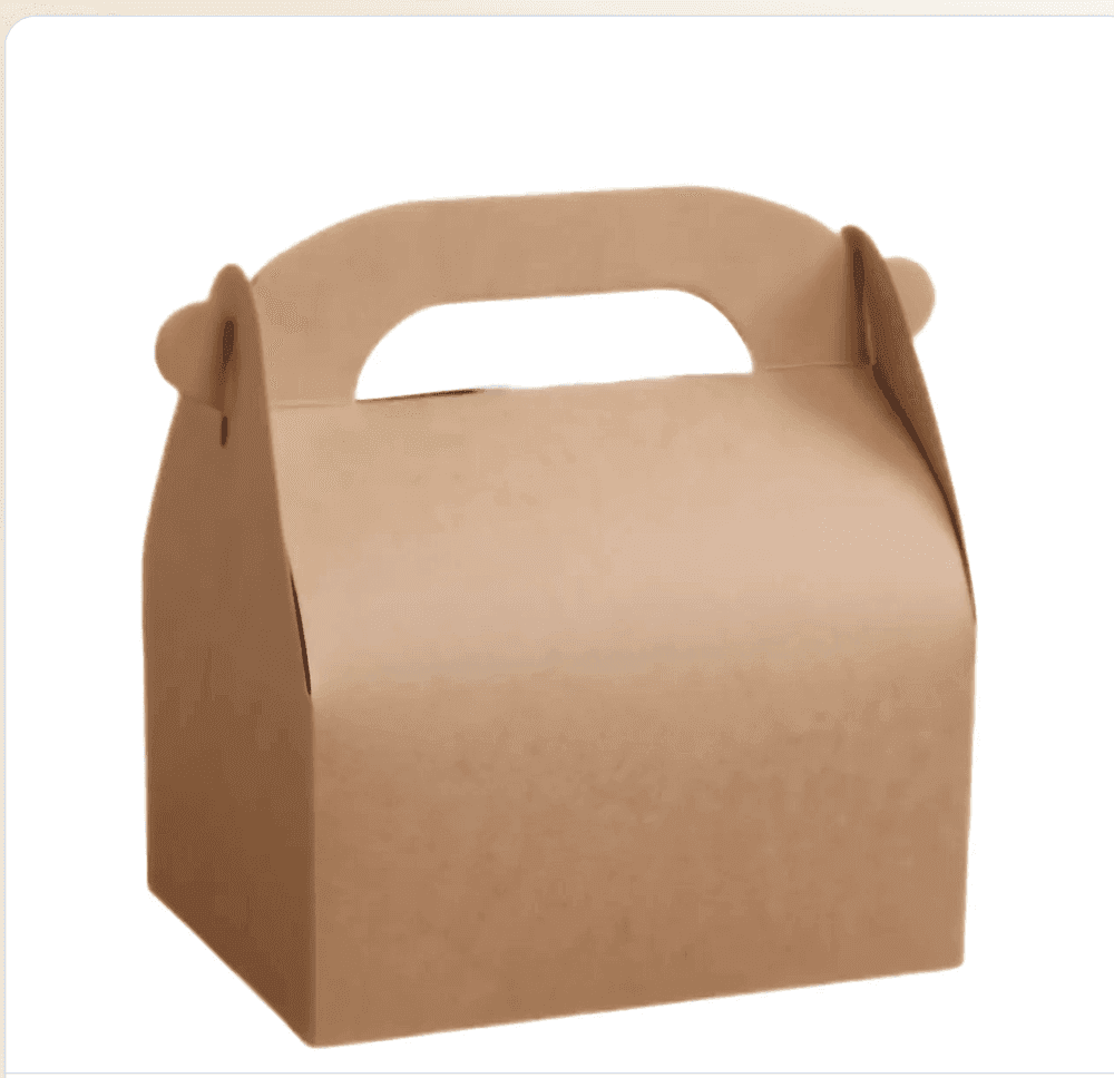 Paper Bag — Brown Gable (14×10.3×11.8 cm)